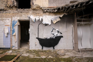 War is a filthy business: Banksy in Ukraine