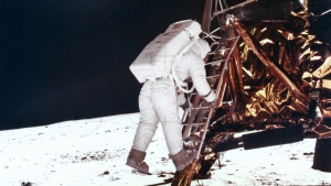 What belongs to us all: the moon landings, July 1969