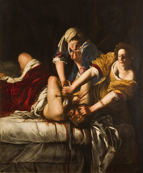 AG Judit decapitando a Holofernes por Artemisia Gentileschi