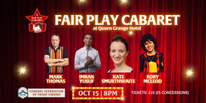 Fair Play Cabaret: shows with a social and political purpose