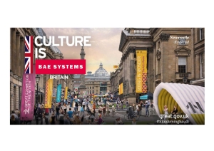  &quot;Culture is BAE Systems Britain&quot;, appropriated government overseas advertising image, Stephen Pritchard, 2018.
